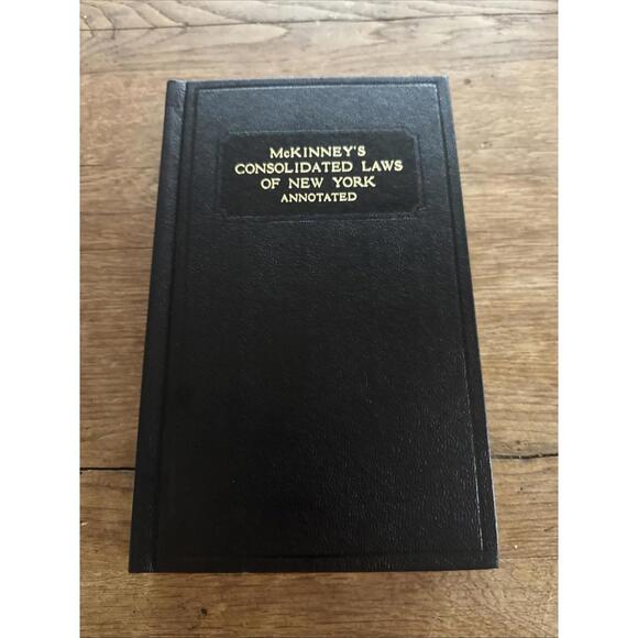 McKinney's Consolidated Laws of New York Annotated Book - Picture 1 of 5
